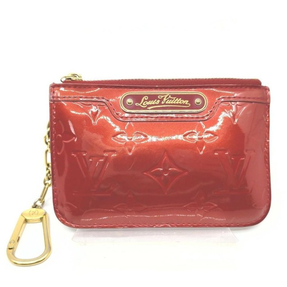 Louis Vuitton Red Monogram Vernis Keychain Case